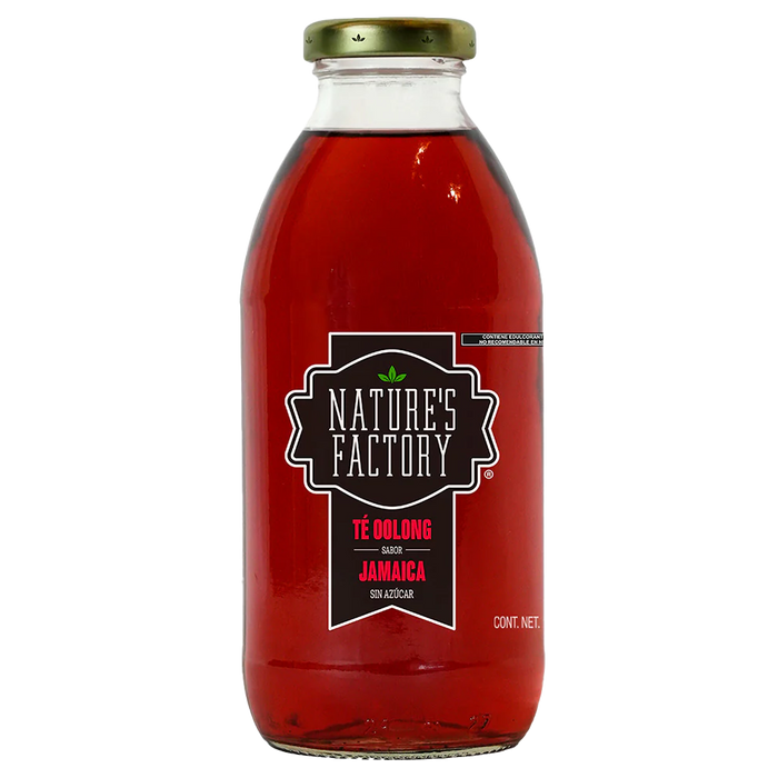Nature’s Factory • Té Oolong Sabor Jamaica Sin Azúcar | 12 piezas