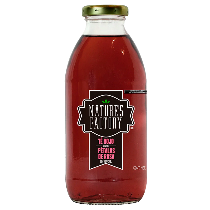 Nature’s Factory • Té Rojo Sabor Pétalos de Rosa Sin Azúcar | 12 piezas