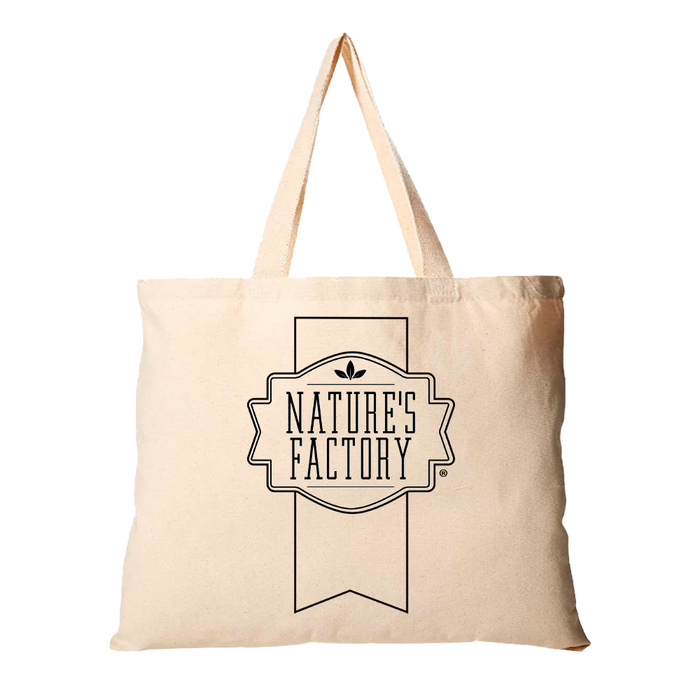 Bolsa ecológica de manta Nature's Factory con fuelle 45x45x18cm