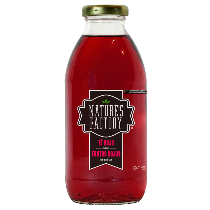 Nature’s Factory • Té Rojo Sabor Frutos Rojos Sin Azúcar | 12 piezas