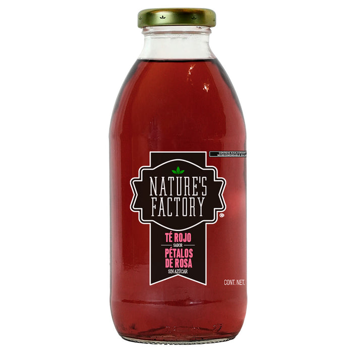 Nature’s Factory • Té Rojo Sabor Pétalos de Rosa Sin Azúcar | 12 piezas