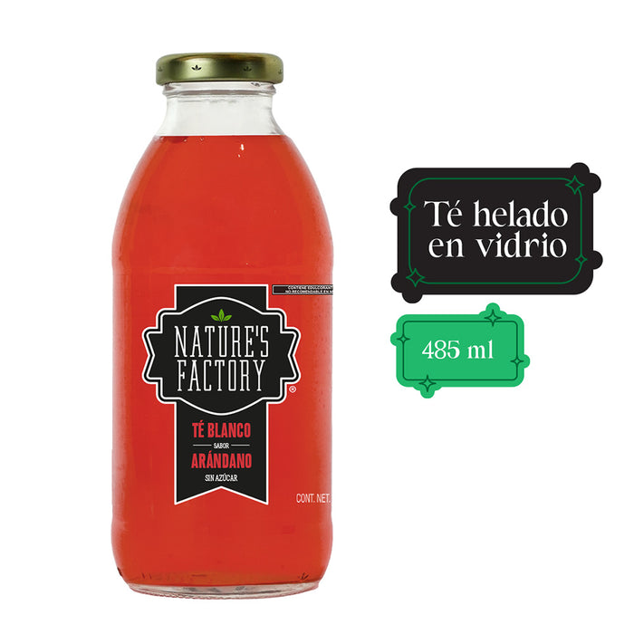 Nature’s Factory • Té Blanco Sabor Arándano Sin Azúcar | 12 piezas