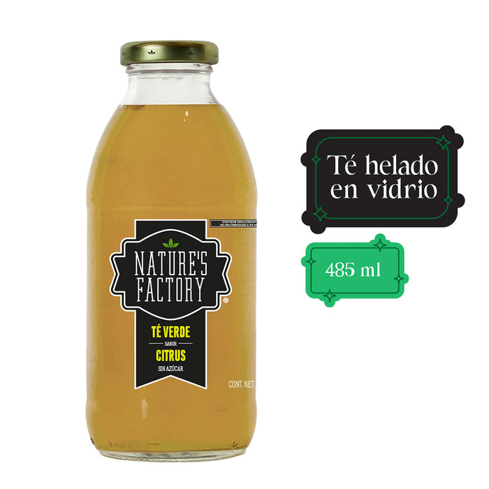 Nature’s Factory • Té Verde Sabor Citrus Sin Azúcar | 12 piezas