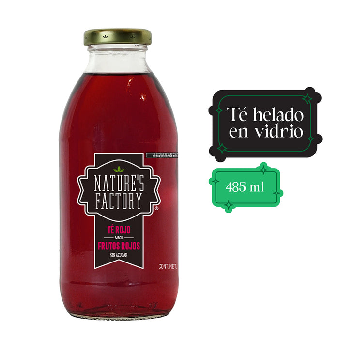 Nature’s Factory • Té Rojo Sabor Frutos Rojos Sin Azúcar | 12 piezas