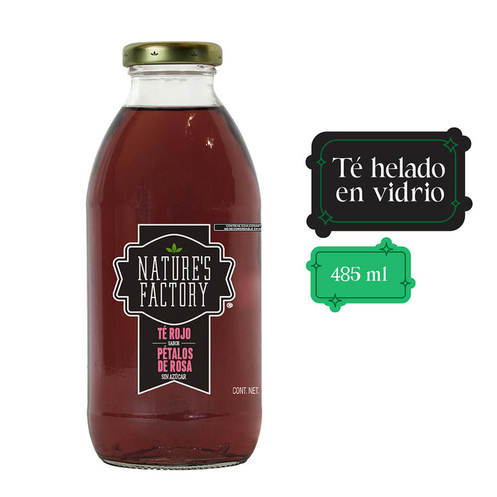 Nature’s Factory • Té Rojo Sabor Pétalos de Rosa Sin Azúcar | 12 piezas